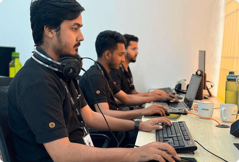 Team working together