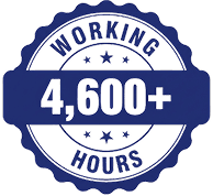 4,600+ Hours