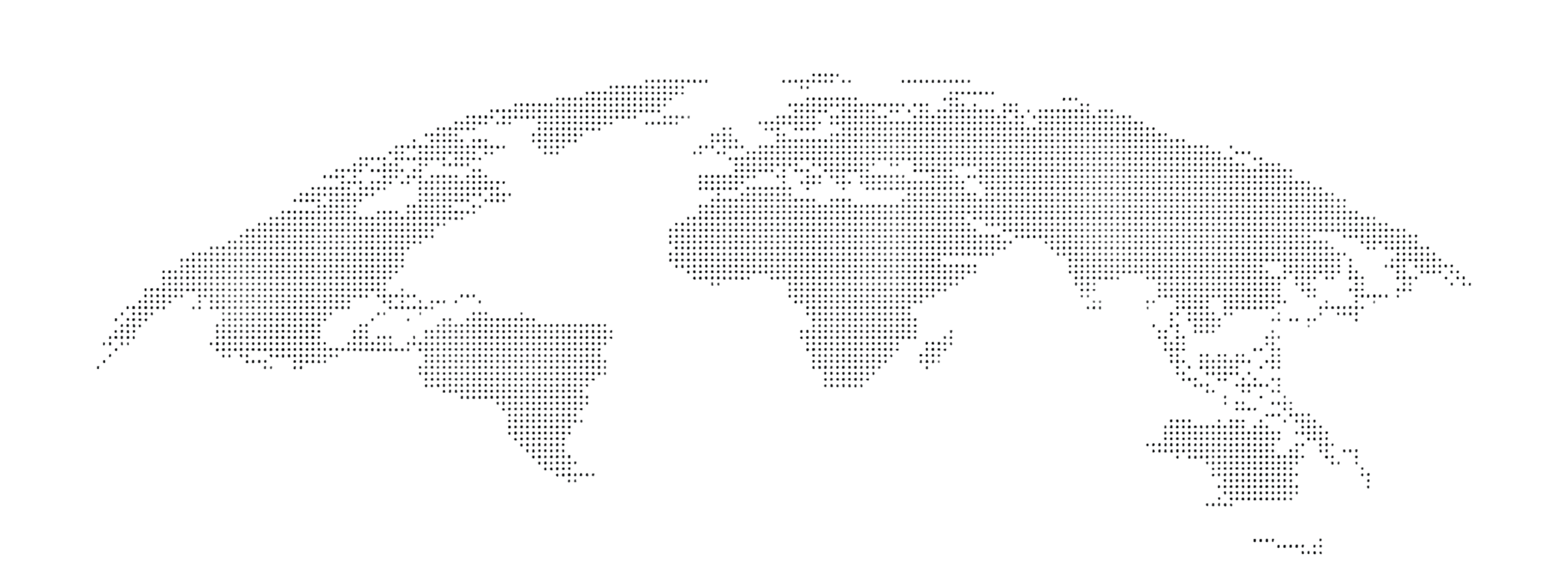 World map showing global reach